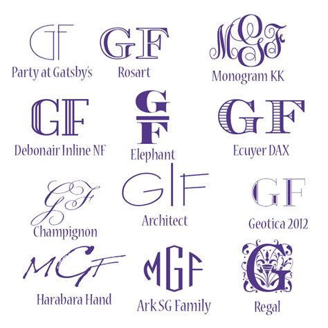 Free Monogram Fonts My Graphic Fairy