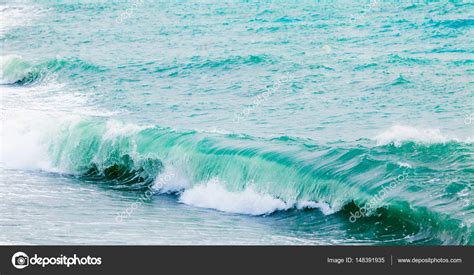 Ocean Wave Breaking Waves Storm On The Sea Stock Photo By ©ewastudio
