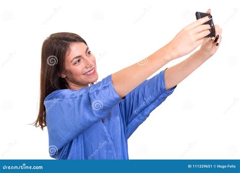 Let Me Take A Selfie Stock Image Image Of Phone Person 111329651