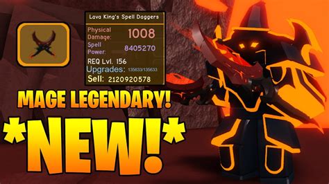 Volcanic Chambers Legendary Mage Lava King S Spell Daggers Dungeon
