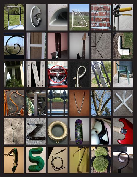 A Collage Of Different Types Of Letters And Numbers With Pictures Of