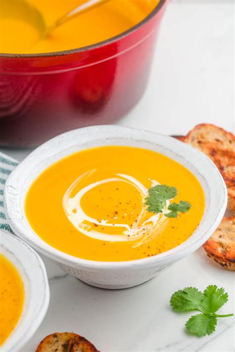 Roasted Sweet Potato Soup Smooth And Creamy Little Sunny Kitchen