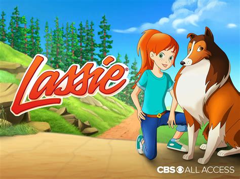 Lassie Go Get Help Cartoon Clipart