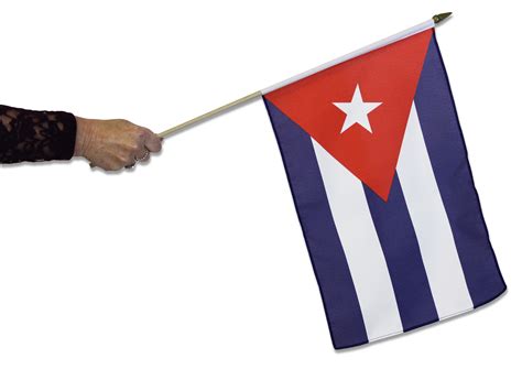 Cuba Waving Flag Buy Cuban Hand Flags At Flag And Bunting Store