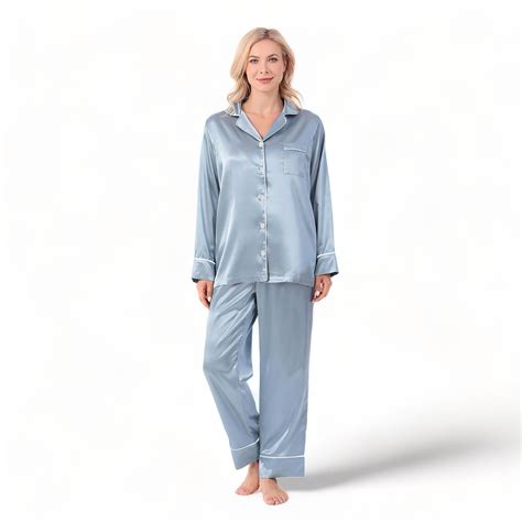 Crescentt Pearl Silk Satin Pajama Set Unparalleled Comfort & Elegance