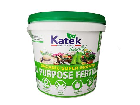 Katek 3kg Organic Super Growth All Purpose Fertilizer Pellets Katek