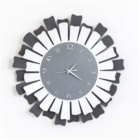 Arti E Mestieri Lux Wall Clock Made In Italywhite And Hazelnut Clock