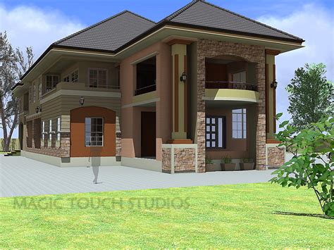 4 Bedroom Duplex With Attached Two Bedroom Flat Modern