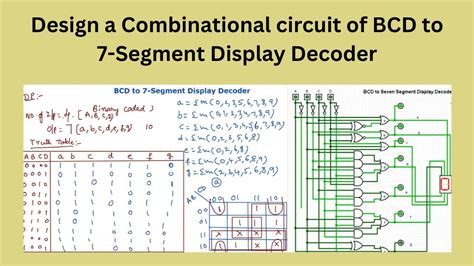 313 Design A Combinational Circuit Of Bcd To 7 Segment Display Decoder