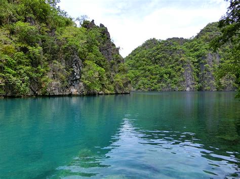 Kayangan Lake In Coron Islands Palawan Philippines Cooking On A