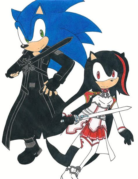 Sonic Kirito And Darkness Asuna By Redfire199 S On Deviantart