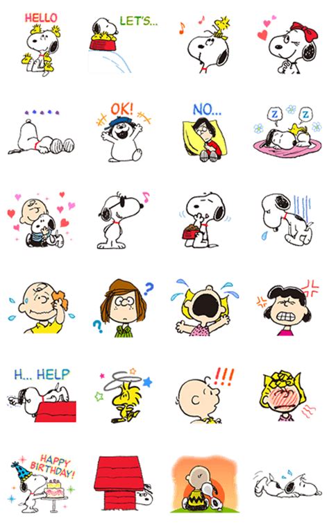 Snoopy Animated Stickers Line Whatsapp Sticker  Png
