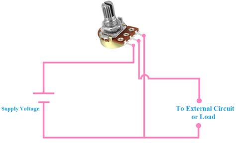 These potential divider circuits divide the potential and are. Connection of Potentiometer for Voltage Dividing | Circuit ...