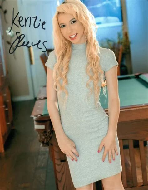 Kenzie Reeves Super Sexy Hot Adult Model Signed 8x10 Photo Coa Proof