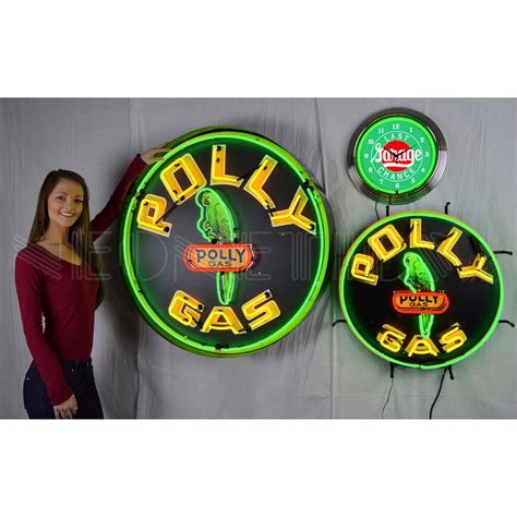 Neonetics 9gsply Gas Polly Neon Sign In Steel Can