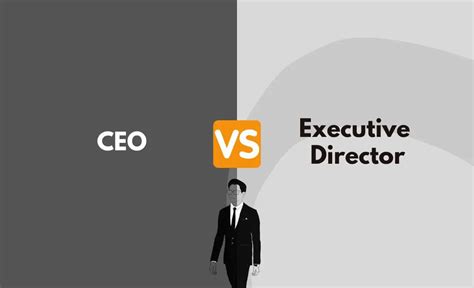 Ceo Vs Executive Director Whats The Difference With Table