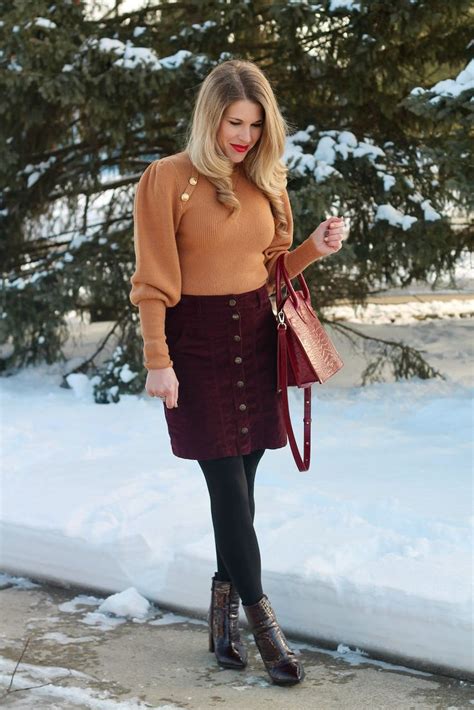 What To Wear With Corduroy Skirts Encycloall