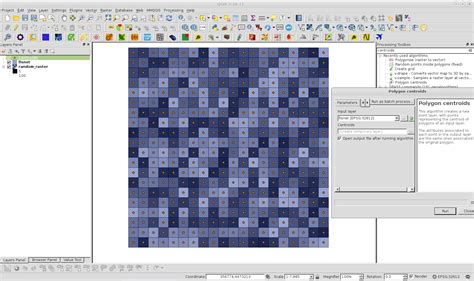 Assign Raster Values To A Grid Polygon In Qgis