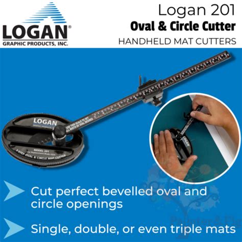 Logan 201 Oval Circle Mat Cutter Easy To Use Picture Framing Tool