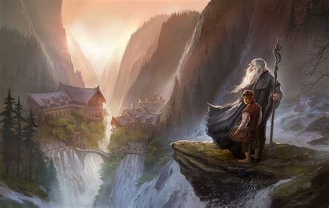 Fondos De Pantalla Arte Digital Arte Fantasía El Señor De Los Anillos El Hobbit Gandalf