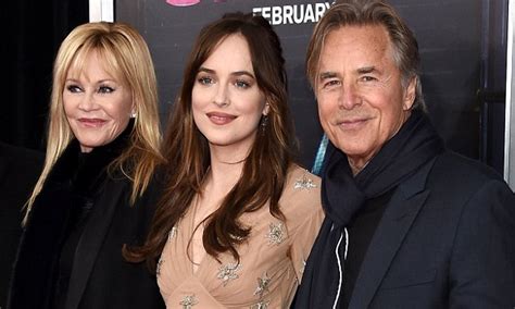 melanie griffith and don johnson join daughter dakota at new york how to be single premiere