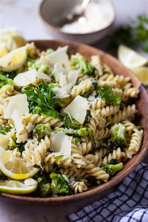 Easy Lemon Broccoli Pasta Vibrant Plate