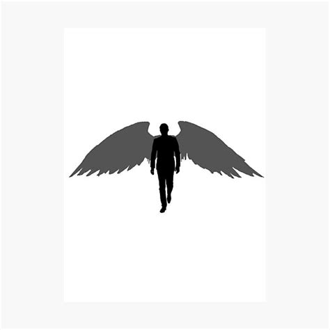 Lucifer Morningstar Tv Show Wings Photographic Prints
