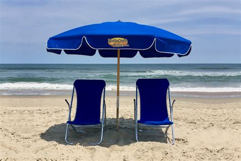 1 Umbrella And 2 Beach Chairs