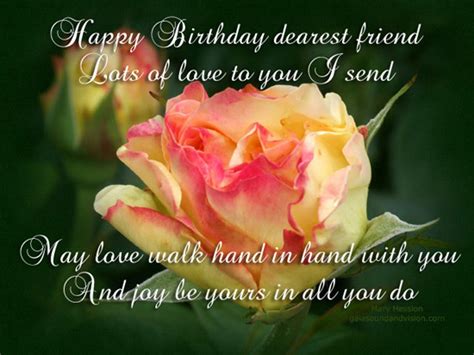 Happy Birthday Dearest Friend Free Flowers Ecards Greeting Cards