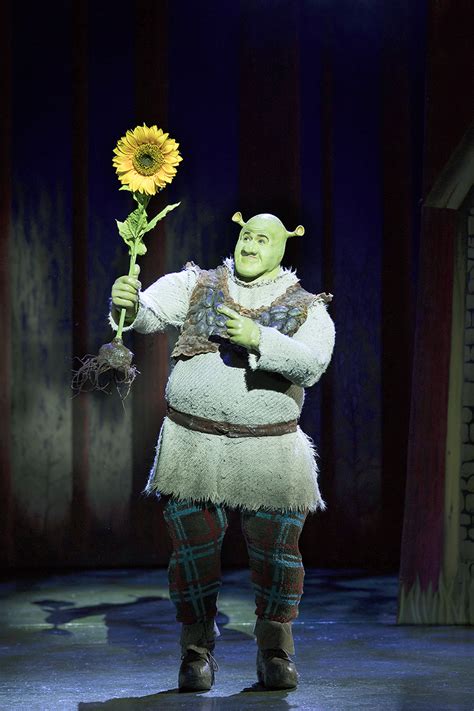 Steffan Harri As Shrek Shrek The Musical Credit Helen Maybanks At
