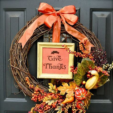 12 Diy Thanksgiving Wreath Ideas To Transform Your Front Door