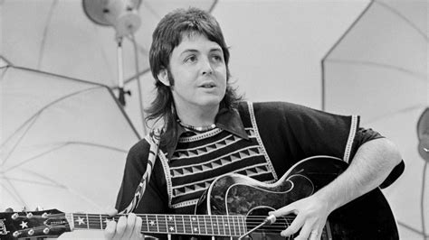 Download Paul McCartney Long Hair Guitar Wallpaper | Wallpapers.com