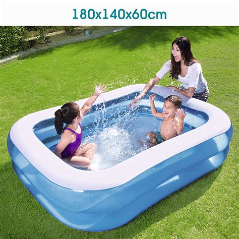1x Large Inflatable Swimming Pool Center Lounge Bathing Tub Outdoor