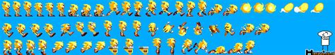 Super Sonic In Sonic Chaos Sprites Byhidrogeniuns By Hidrogeniuns On