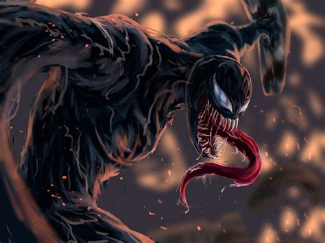 Venom Digital Fan Art 5k Hd Superheroes 4k Wallpapers Images Images