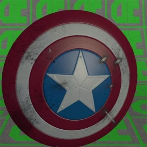 Captain America Shield Free 3d Model Dae Obj Open3dmodel