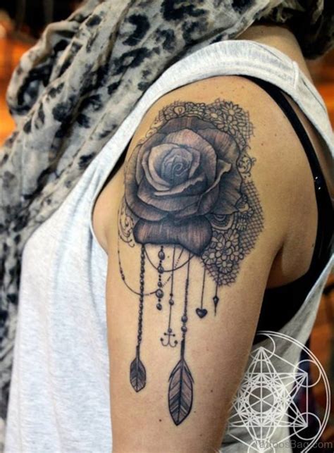 Rose tattoo is a symbol of true love, passion, feelings, emotions, and compassion. 61 Matchless Lace Shoulder Tattoo Designs