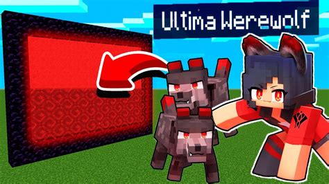 How To Make A Portal To The Aphmau Ultima Werewolf In Minecraft Youtube