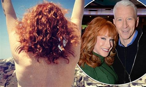 kathy griffin tweets topless outfit to anderson cooper as they prepare for cnn new year s show