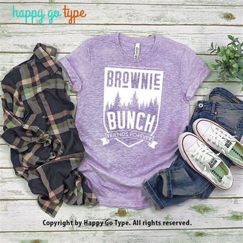 Girl Scout Brownie Bunch Shirt Design 81 Instant Download Etsy