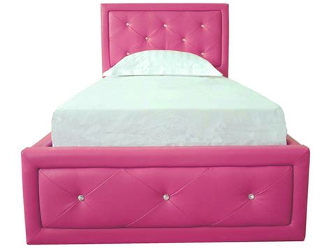 Gfw Hollywood 3ft Single Hot Pink Faux Leather Ottoman Lift Bed Frame By Gfw