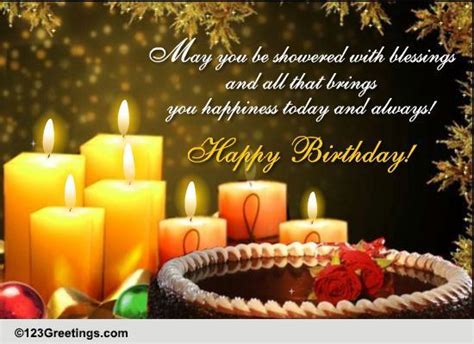 Birthday Blessings Cards Free Birthday Blessings Wishes Greeting