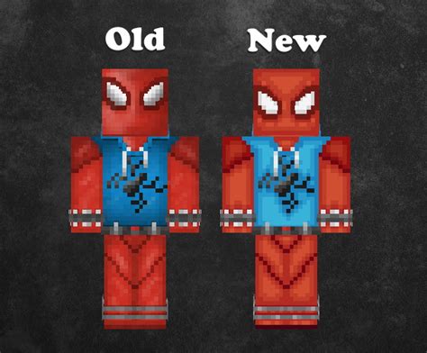 Scarlet Spider Ben Reilly Updated Minecraft Skin