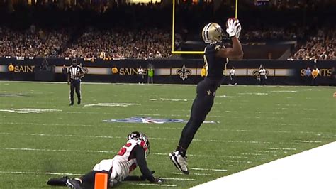 And while he didn't specifically mention his teammate in the tweet, the timing cannot be coincidental. Michael Thomas shows off toe drag on 17-yard reception