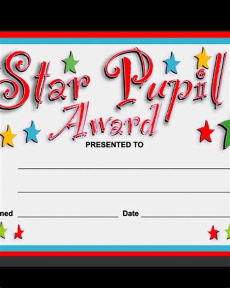Award Certs Star Pupil The Learning Store Teacher And School Supplies