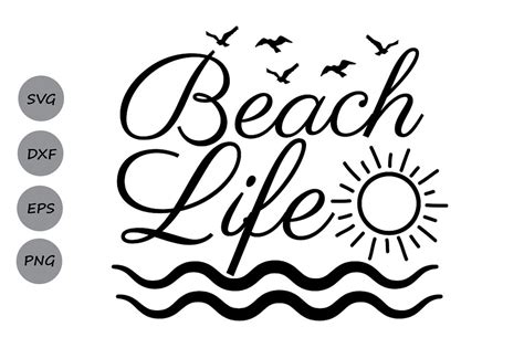 Beach Life Svg Beach Svg Summer Svg Summer Beach Svg Sea Svg By