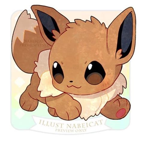 Cute Baby Eevee Drawings