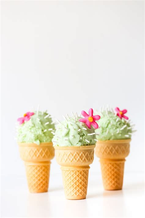 Cactus Ice Cream Salty Canary Flavor Ice Cactus Cake Cactus