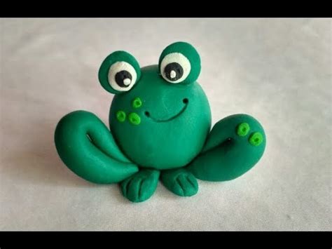 Clay Art For Kidshow To Make Round Frog With Clay
