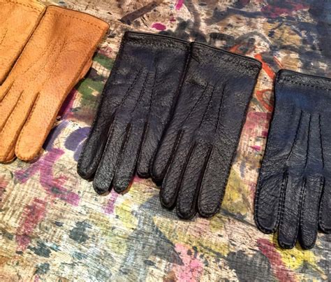 Peccary Leather Gloves House News Caulaincourt Paris